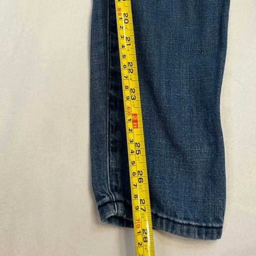 Indigo Blue Denim Maternity Jeans Sz M - Picture 6 of 7